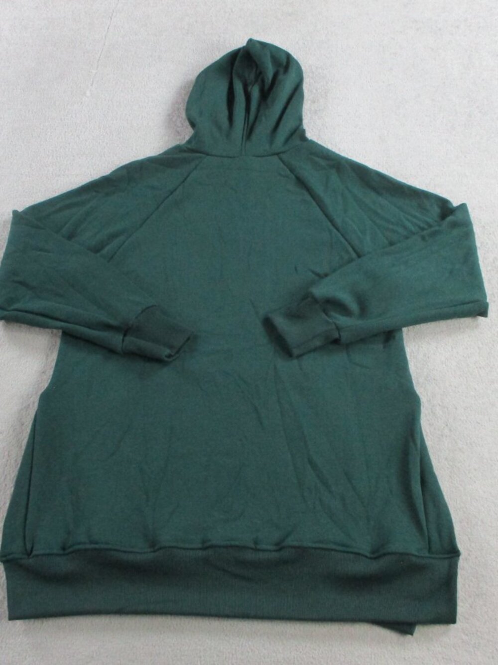 The Warmy Oversized Hoodie Dress Womens Medium Green Pullover Fleece Soft Cozy - Picture 6 of 11